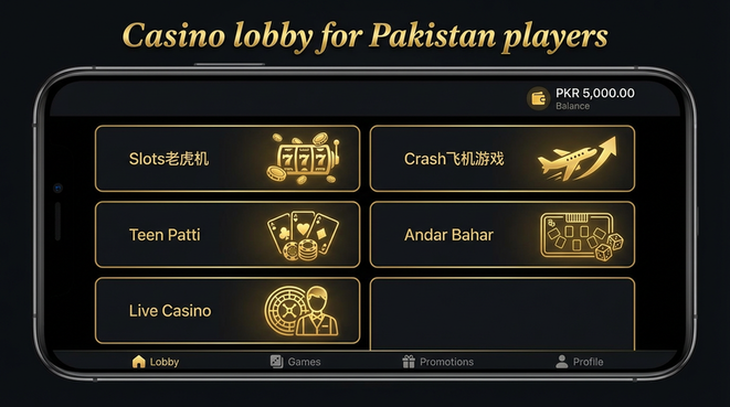 Lobby view of jeet777 for Pakistan users - 4